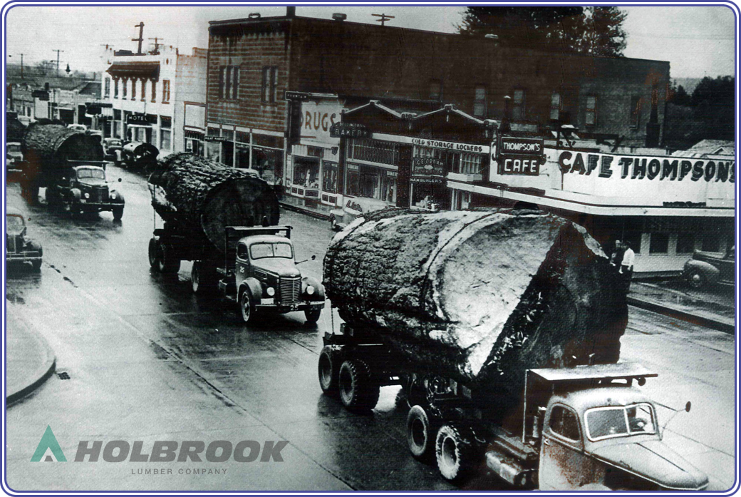 historic picture of Holbrook Lumber in earlier days